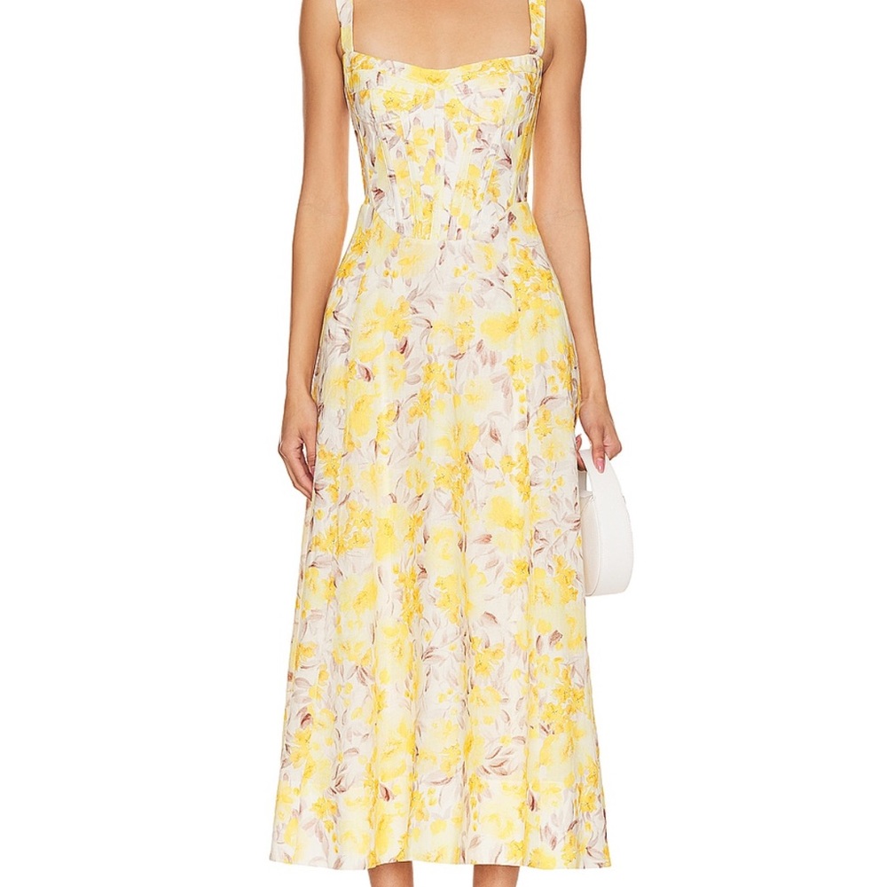 Bardot Lilah Corset Midi Dress